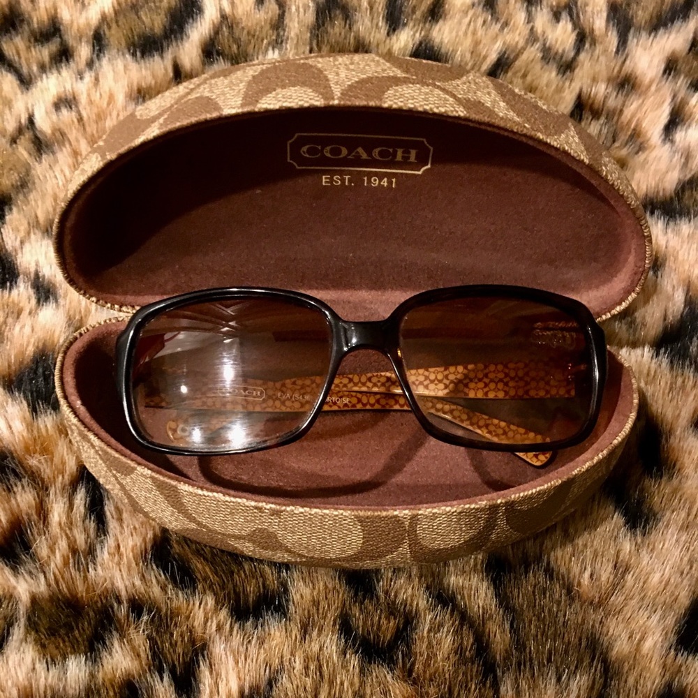 Coach Sunglasses (Leopard Print )